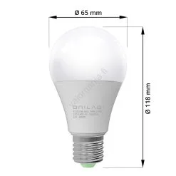 LED-polttimo ECOLINE A65 E27/15W/230V 3000K - Brilagi
