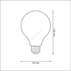 LED Polttimo FILAMENT VINTAGE E27/4W/230V 95x135mm 2000K