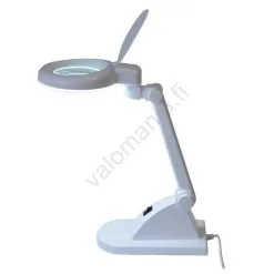 LED-pöytävalaisin Suurennuslasilla LED/6W/230V Valkoinen