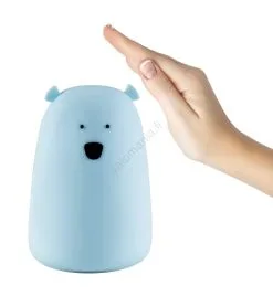 LED RGB Lasten Kosketusvalaisin KARHU LED / 0,8W / 5V Sininen + USB