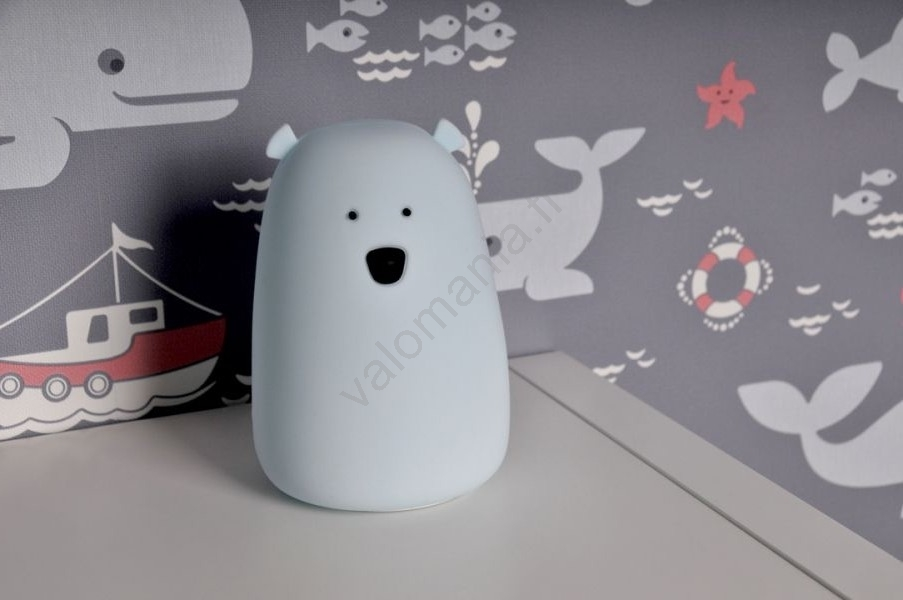 LED RGB Lasten Kosketusvalaisin KARHU LED / 0,8W / 5V Sininen + USB - Image 5