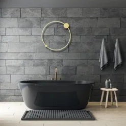 LED-seinävalaisin Kylpyhuoneeseen SATURNO LED/46W/230V Halk. 80 Cm IP44 Kulta