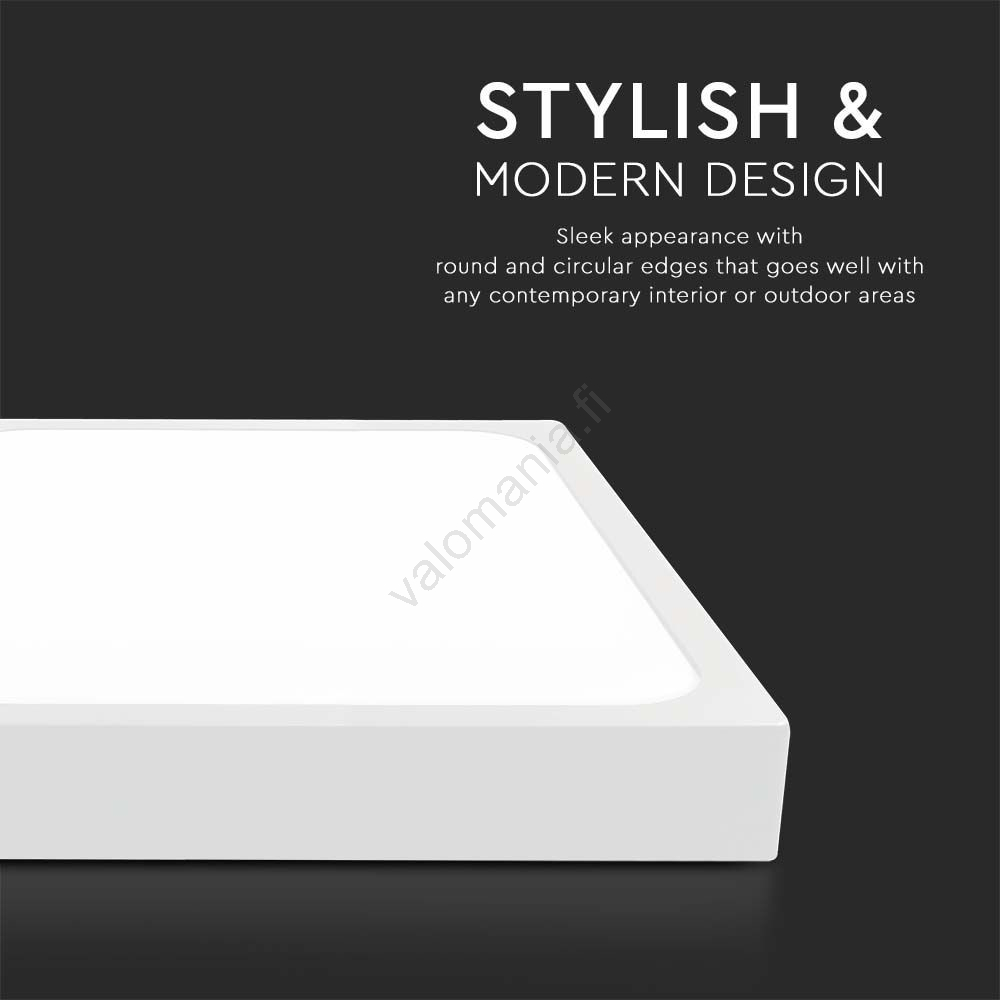 LED Ulkokattovalaisin Anturilla LED/30W/230V 4000K IP44 Valkoinen - Image 4