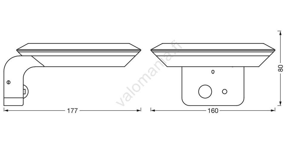 Ledvance - LED Aurinkoseinävalaisin Anturilla ENDURA LED/3,6W/3,7V IP44 - Image 2