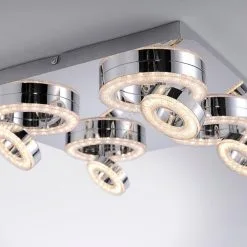 Leuchten Direkt 14522-17 - LED-kohdevalo TIM 4xLED/2,8W/230V + 4xLED/3,1W