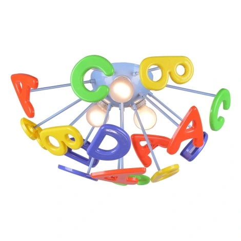 LUXERA 28034 - Lasten Kattovalaisin ABC 3xE14/40W/230V