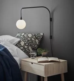 Markslöjd 107494 - Seinävalaisin BUDDY 1xG9/18W/230V