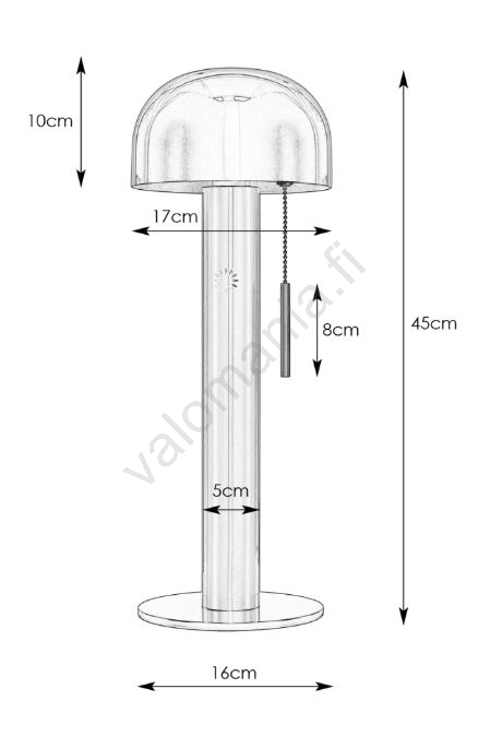 Markslöjd 108577 - Pöytävalaisin COSTA 2xG9/18W/230V Valkoinen/mattakromi - Image 3