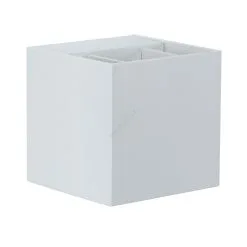 Paulmann 18001 - 2xLED/3W IP65 Ulkoseinävalaisin CYBO 230V Valkoinen