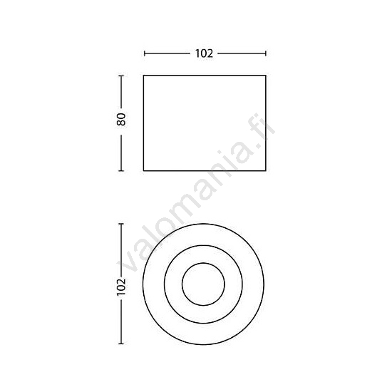 Philips - Himmennettävä LED-kohdevalo 1xLED/4,5W/230V - Image 2