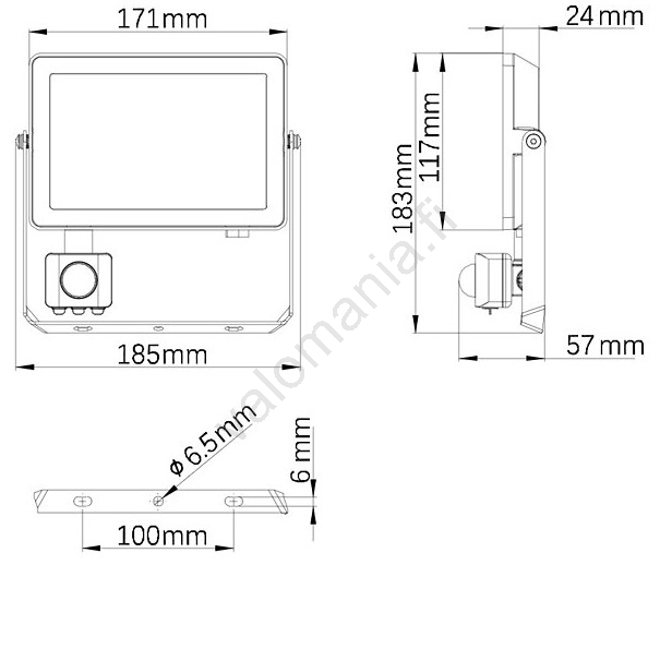 Philips - LED-ulkovalonheitin Anturilla PROJECTLINE LED/30W/230V IP65 3000K - Image 4