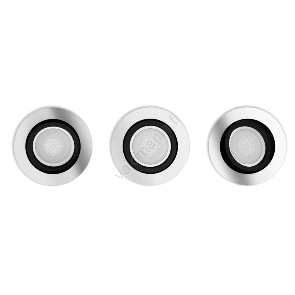 Philips - SETTI 3x LED Himmennettävä Upotettava Valo Hue MILLISKIN 1xGU10/5,7W/230V 2200-6500K - Image 5