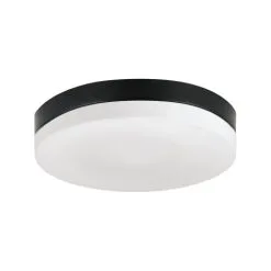 Prezent 67114 - Kylpyhuoneen Kattovalo PILLS 1xE27/60W/230V IP44 Musta