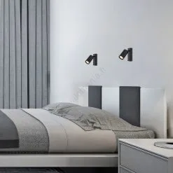 Rabalux - Seinävalaisin 1xGU10/25W/230V Musta