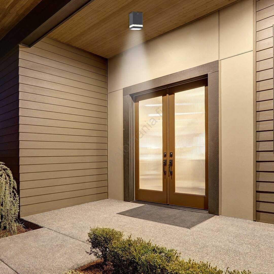 Rabalux - Ulkovalaisin 1xGU10/35W/230V Neliö IP54