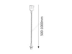 Rabalux - Säädettävä Jousitus 1xE27/60W/230V