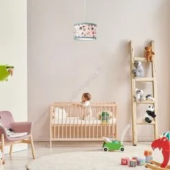 Rabalux - Kattokruunu Narulla 1xE27/40W/230V Sininen