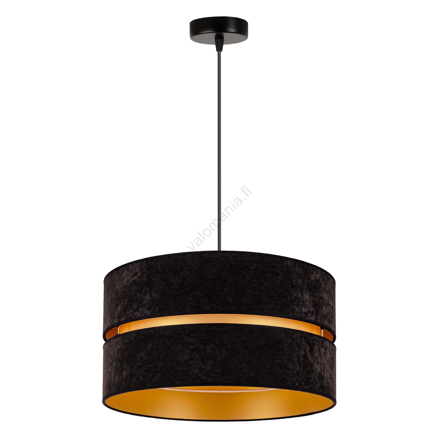 Riippuvalaisin DUO 1xE27 / 15W / 230V Musta / Kultainen - Image 4