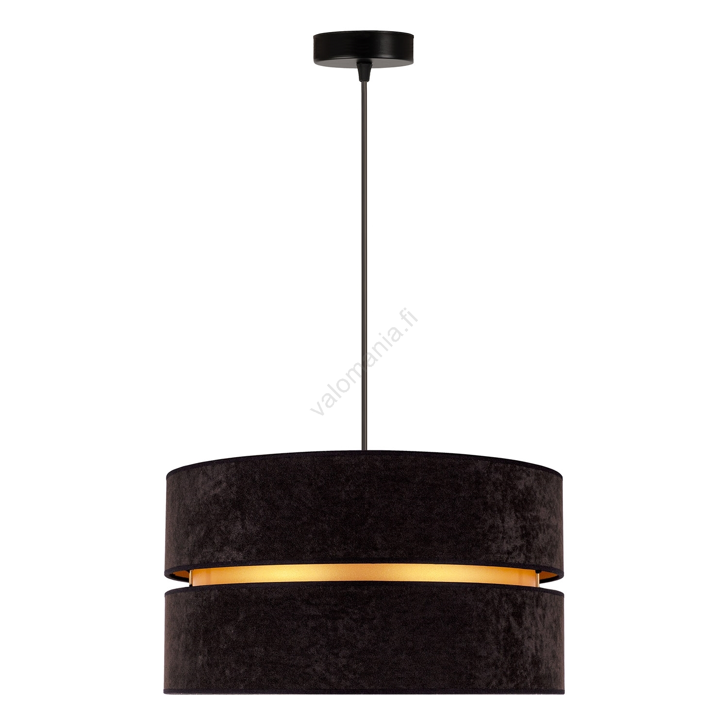Riippuvalaisin DUO 1xE27 / 15W / 230V Musta / Kultainen - Image 5