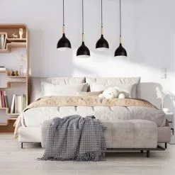 Riippuvalaisin NOAK WOOD 4xE27/60W/230V