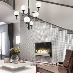 Riippuvalaisin OSCAR 6xG9/5W/230V Musta