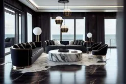 Riippuvalaisin PARIS 3xE27/60W/230V D. 45 Cm Valkoinen/musta/kulta