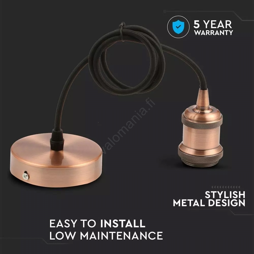 Sähköjohto 1xE27/60W/230V - Image 3