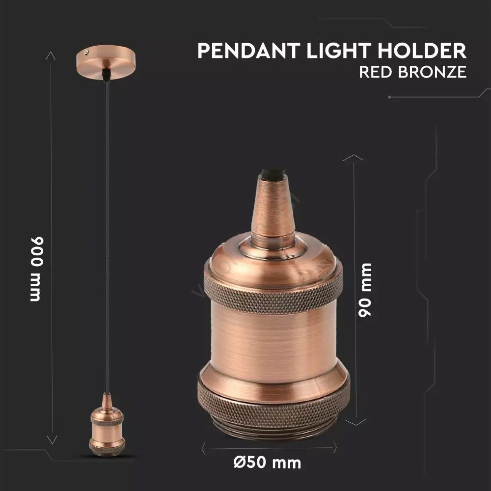 Sähköjohto 1xE27/60W/230V - Image 4