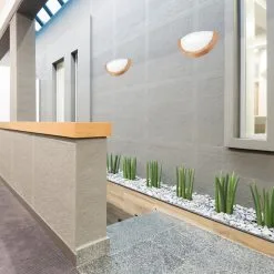 Seinävalaisin ANELLO 1xE27/60W/230V Tammi