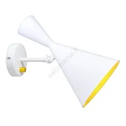 Seinävalaisin MODERN 1xE27/20W/230V Valkoinen