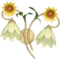 Seinävalaisin SŁONECZNIK 2xE27/60W/230V