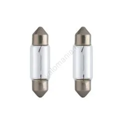 SETTI 2x Autopolttimo Philips VISION 12844B2 C5W SW8,5/5W/12V