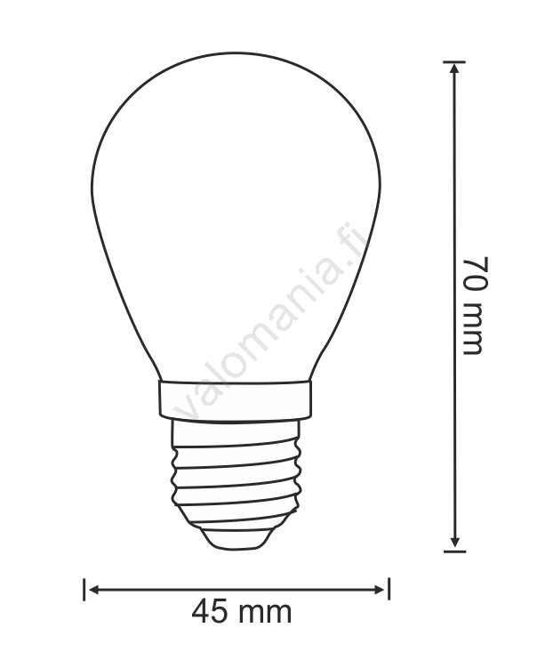 SETTI 2x LED-polttimo PARTY E27/0,5W/36V - Image 4