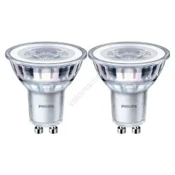 SETTI 2x LED-polttimo Philips GU10/4,6W/230V 2700K