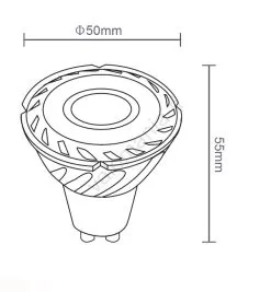 Sinclair - LED-polttimo GU10/5W/230V 4000K