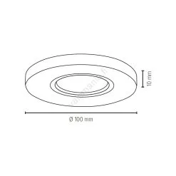 Upotettava LED-valo VITAR 1xGU10/5W/230V Hiekkakivi - FSC-sertifioitu