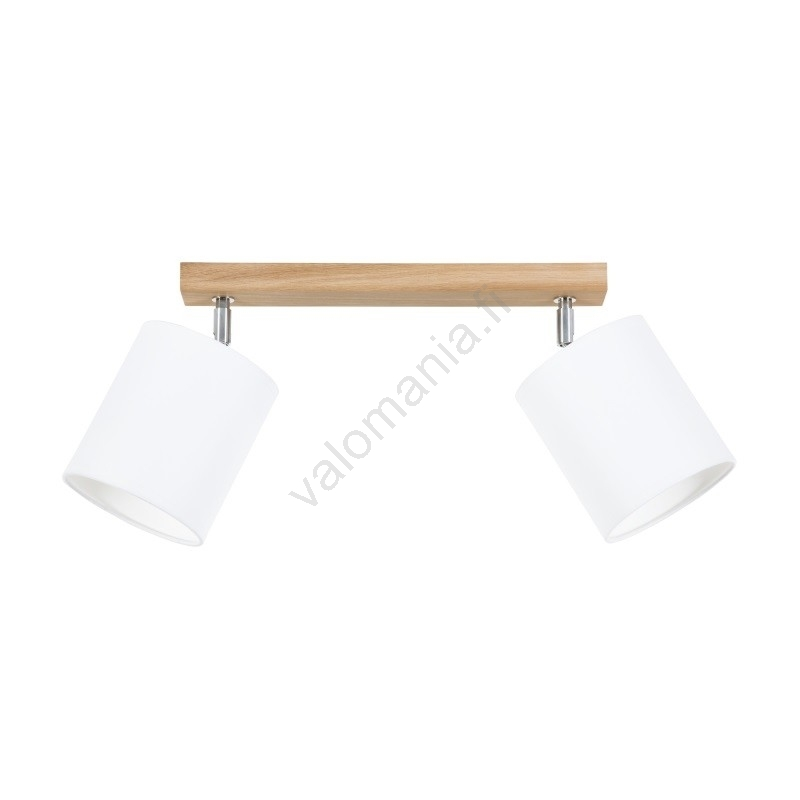 Kohdevalo APRILLIA 2xE27/25W/230V Tammi Valkoinen - FSC-sertifioitu - Image 2