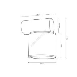 Seinävalaisin PINO MIX 1xE27/25W/230V Mänty - FSC-sertifioitu