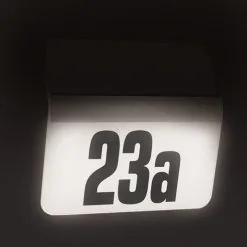 STEINEL 007140 - LED-aurinkokennonumero XSolar LH-N LED/0,03W Ruostumaton IP44