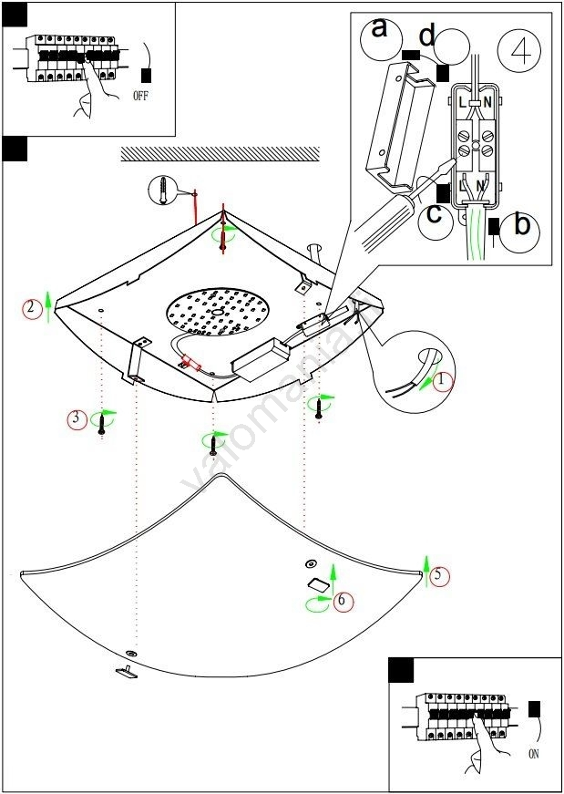 Vaihtolasi EGLO 410x410 Mm - Image 2