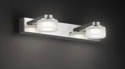 Wofi 4810.02.01.9000 - LED-seinävalaisin MAXIME 2xLED/2,7W/230V