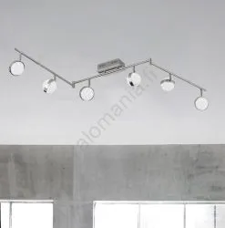 Wofi 9241.06.54.6000 - LED -himmennettävä Kohdevalo MONDE 6xLED / 6W / 230V